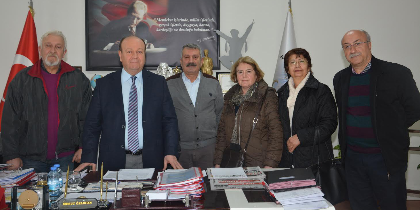 AYÇEP’TEN BAŞKAN ÖZAKCAN’DAN ZİYARET