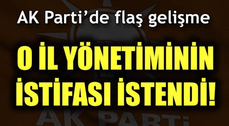 Aydın AK Parti yönetiminin istifası istendi