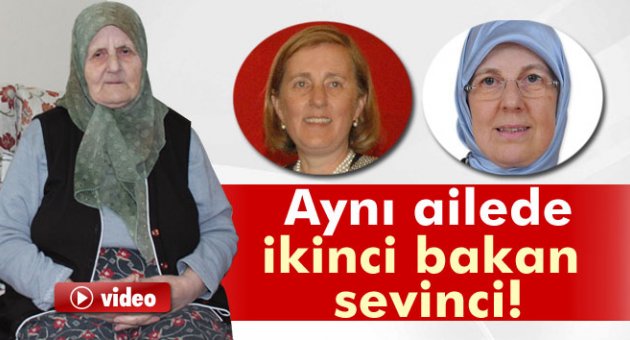 Aynı ailede ikinci bakan kızı gururu