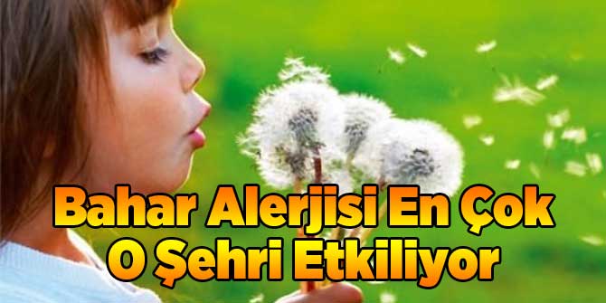 Bahar Alerjisi En Çok O Şehri Etkiliyor