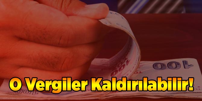 Bakan Açıkladı O Vergiler Kaldırılabilir
