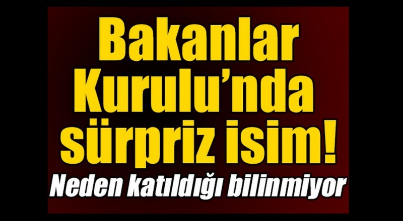 Bakanlar Kurulu'nda Mehmet Görmez sürprizi