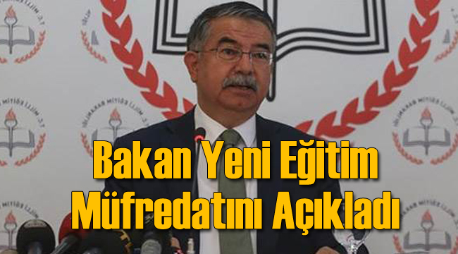 Bakan Yeni Müfredatı Açıkladı