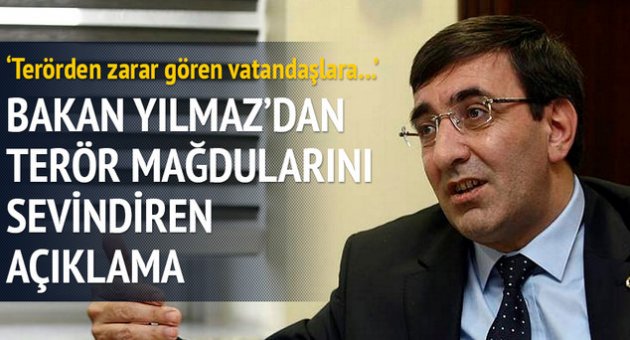 Bakan Yılmaz'dan terör mağdurlarını sevindiren açıklama