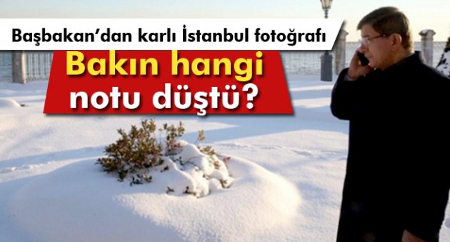 Başbakan Davutoğlu'ndan sosyal medyada İstanbul paylaşımı!