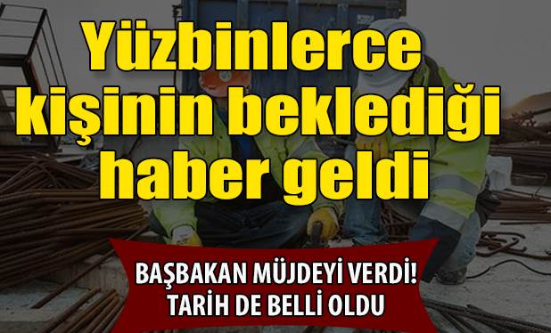 Başbakan Davutoğlu'ndan taşerona kadro müjdesi