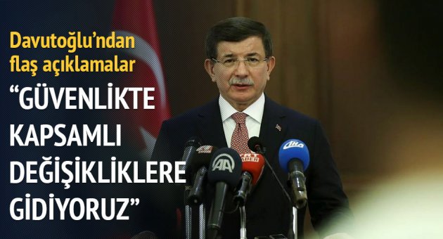 Başbakan Davutoğlu yeni güvenlik planını açıkladı