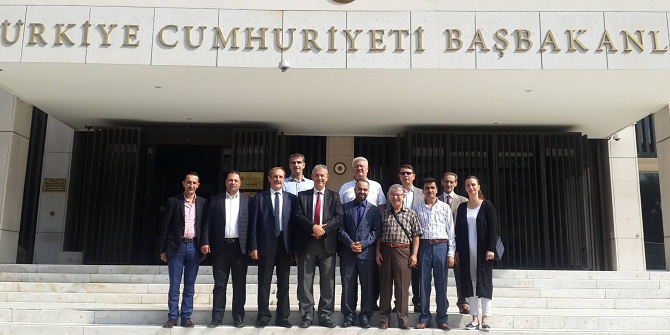 Başbakanlık ofisinde sürpriz ziyaret