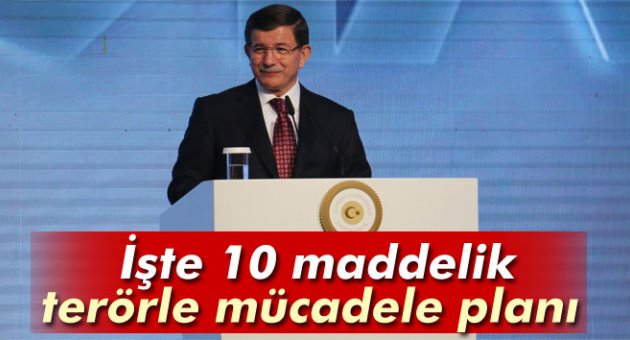 Başbakan terörle mücadele eylem planını açıkladı