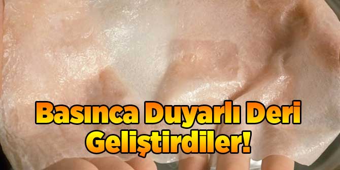 Basınca Duyarlı Deri Geliştirildi!