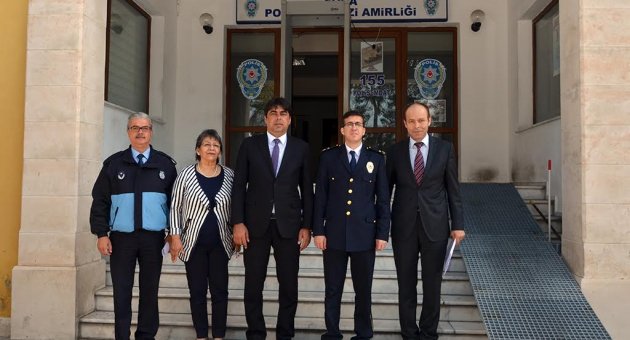 BAŞKAN DEMİRAĞ, İLÇE EMNİYET MÜDÜRLÜĞÜ’NÜ ZİYARET ETTİ