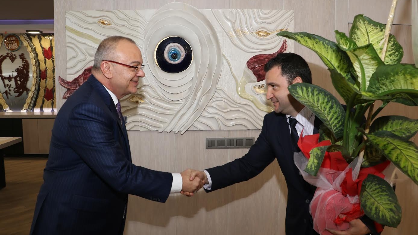 Başkan Ergün’e Soma Ticaret Odası’ndan Ziyaret