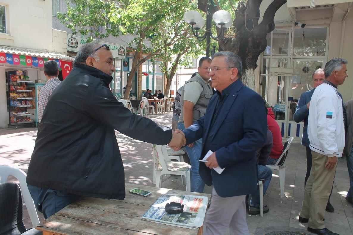 BAŞKAN KAYALI DAVUTLAR VE GÜZELÇAMLI SAKİNLERİYLE BULUŞTU