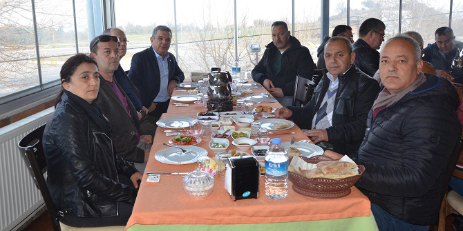 BAŞKAN KAYALI, ŞOFÖRLER ODASI ÜYELERİ İLE BİR ARAYA GELDİ