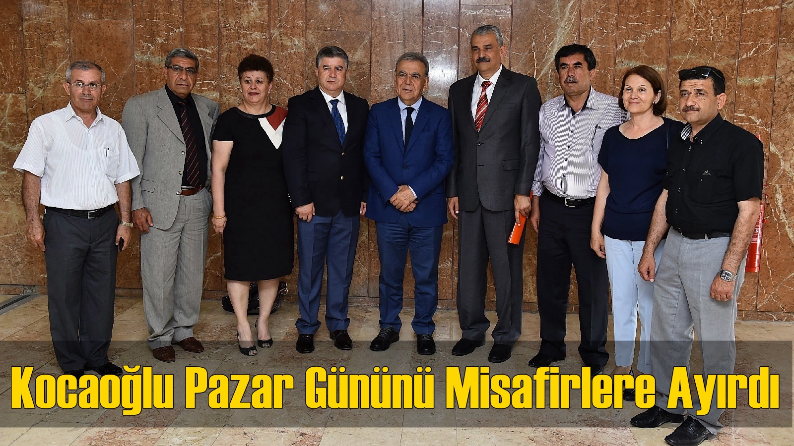 Başkan Kocaoğlu Pazar Gününü Misafirlere Ayırdı