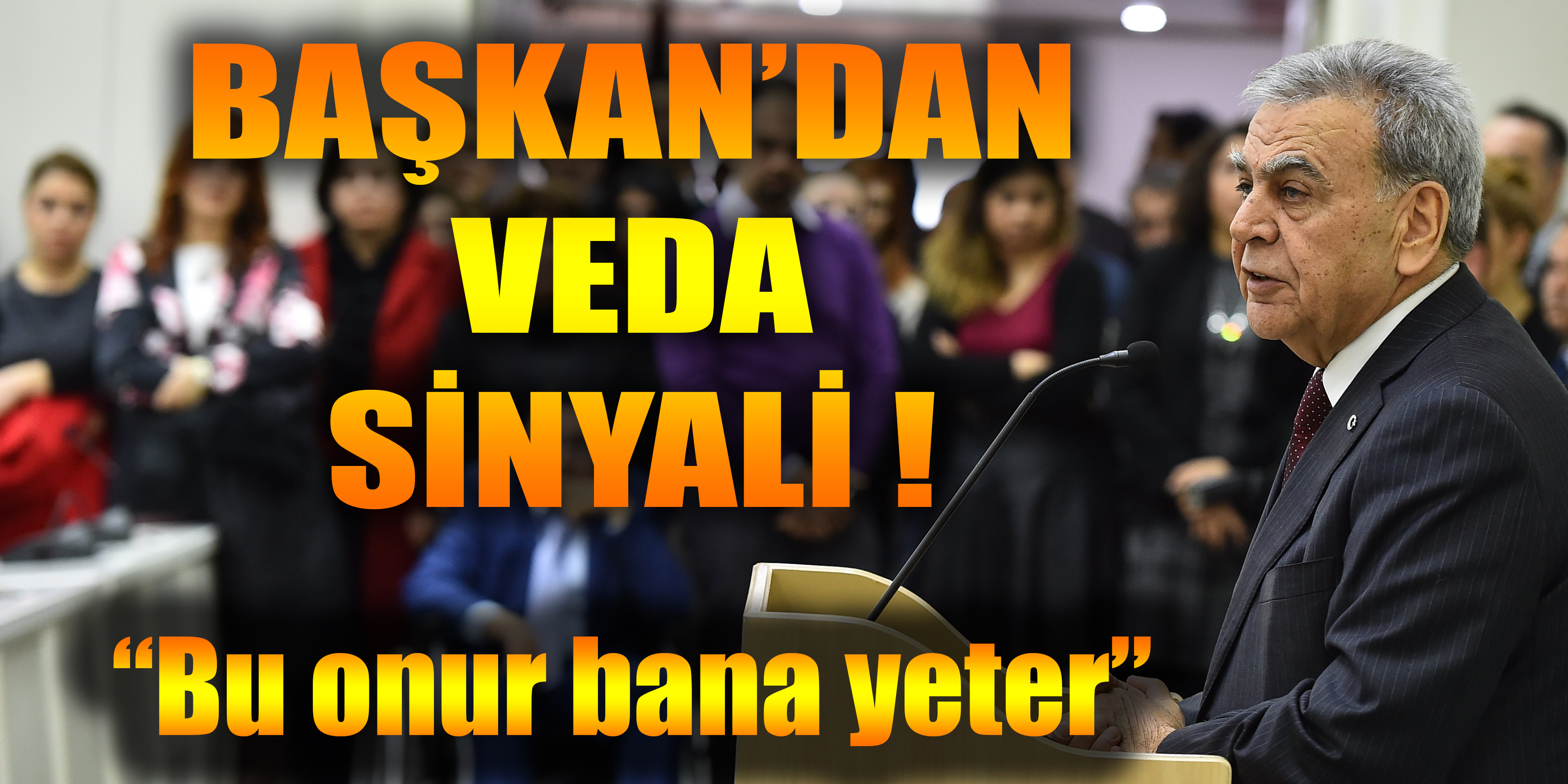 Başkan Kocaoğlu veda mı ediyor? Bu onur bana yeter