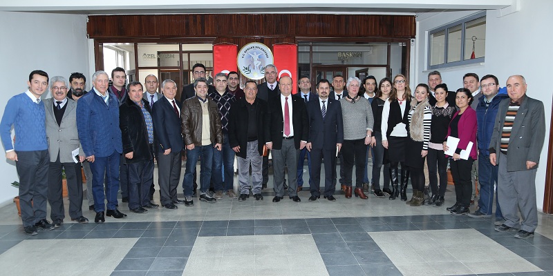 BAŞKAN ÖZAKCAN TMMOB AYDIN TEMSİLCİLERİ İLE BİR ARAYA GELDİ