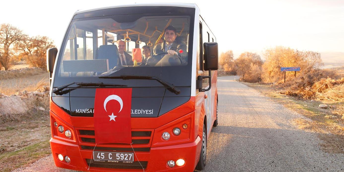 Başkan Tosun, Hizmet için Şoför Koltuğuna Geçti
