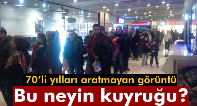 Başkent'te 70'li yılları andıran gaz kuyruğu