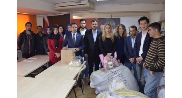 Bayırbucak'a AK Gençlik Konak'tan yardım eli