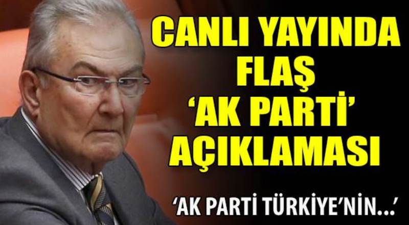 Baykal'dan canlı yayıında ''AK Parti'' açıklaması