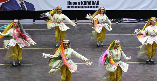 Bayraklı'da Halk Oyunu Seçmelerine Büyük İlgi