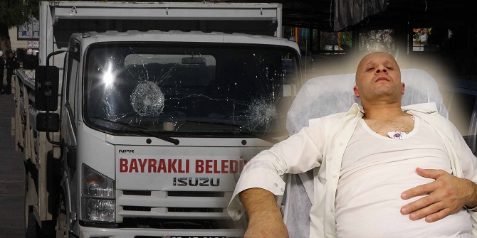 Bayraklı'da zabıtaya çirkin saldırı!