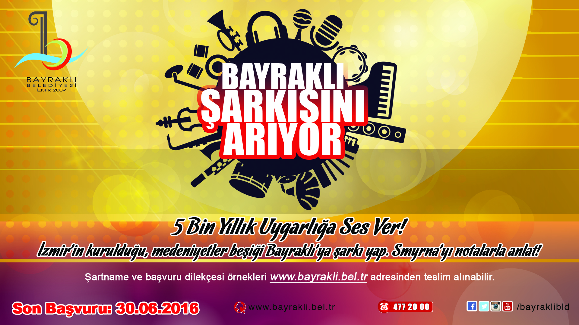 Bayraklı şarkısını arıyor!