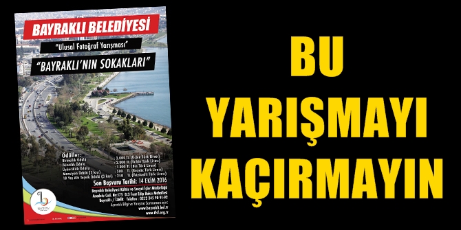 Bayraklı sokakları konulu fotoğraf yarışmasına geri sayım