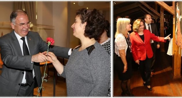 Belediye personelinin kadınlar gününü kutladı