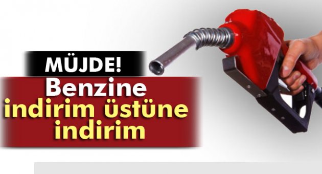 Benzine ikinci indirim geldi