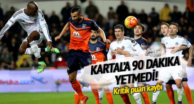 Beşiktaş&#039;tan kritik puan kaybı