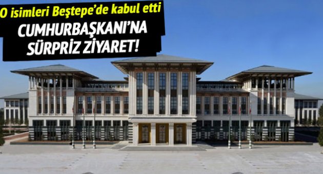 Beştepe&#039;de sürpriz kabul