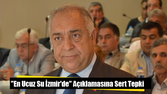 Bilal Doğan'dan ''En Ucuz Su İzmir'de'' Açıklamasına Sert Tepki