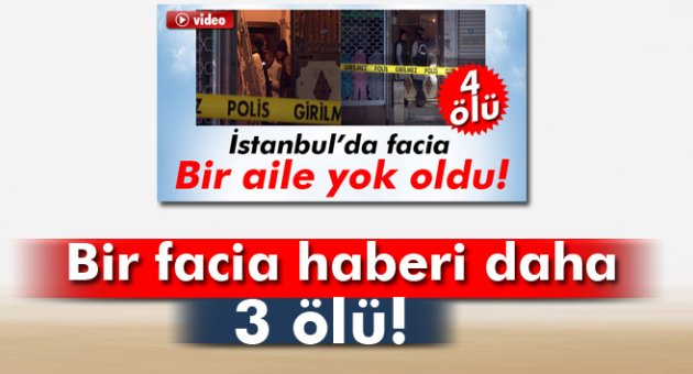 Bir facia haberi de Antalya’dan: 3 ölü!
