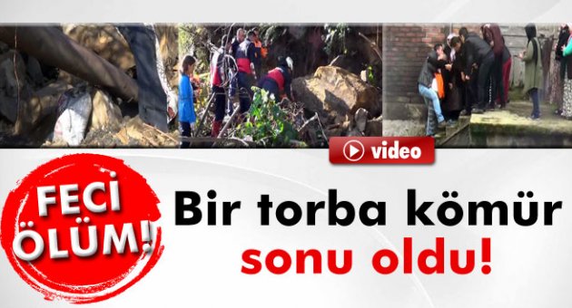 Bir torba kömür sonu oldu!