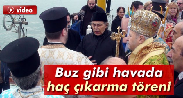 Boğaz'da haç çıkarma töreni