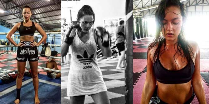 Boks yapmayı çok seviyor