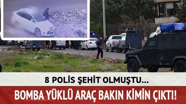 Bomba yüklü araç bakın kimin çıktı!