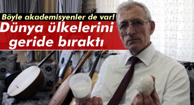 Bor kullanarak buluş yaptı