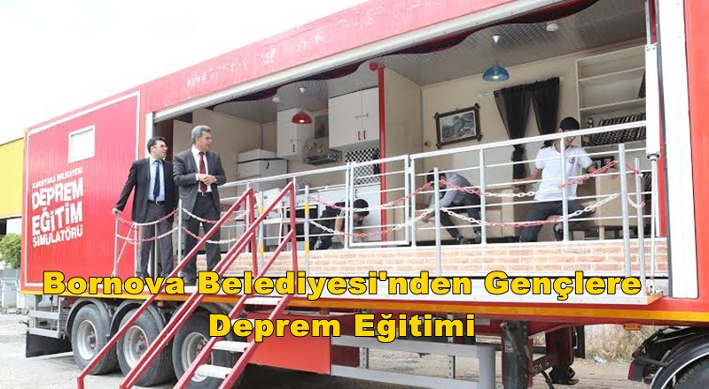 Bornova Belediyesi'nden Gençlere Deprem Eğitimi