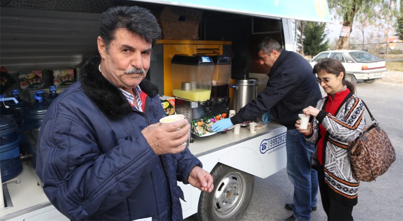 Bornova’da havalar soğuk çorbalar sıcak