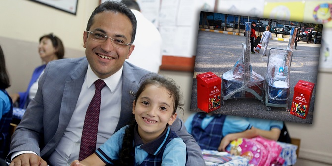 Bornova'da okullara temizlik desteği