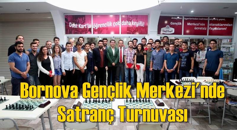 Bornova Gençlik Merkezi&#039;nde Satranç Turnuvası