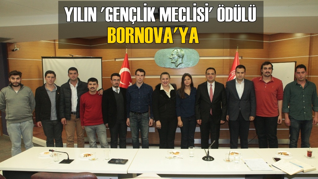 Bornova'ya 'Yılın Gençlik Meclisi' Ödülü