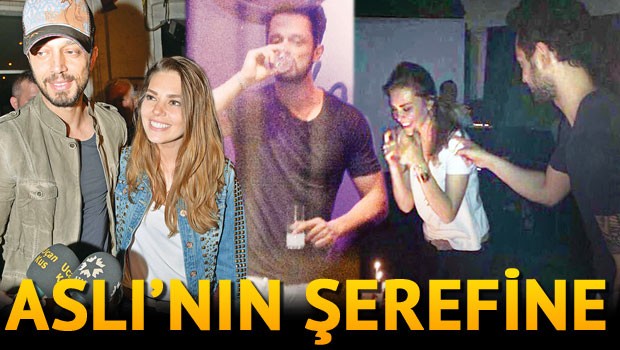 Boz'dan Aslı Enver'e romantik doğum günü kutlaması