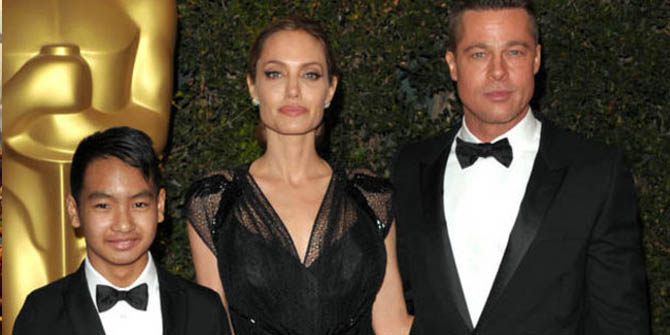 Brad Pitt'e Bir Darbe de Oğlundan