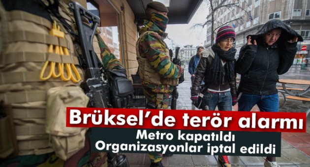 Brüksel’de güvenlik tedbirleri arttırıldı