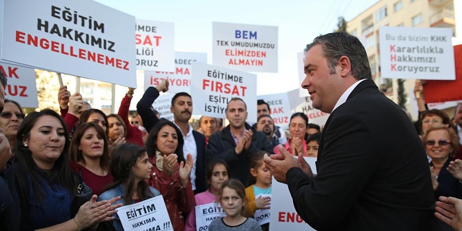 Buca'da BEMin kapatılmasına tepki