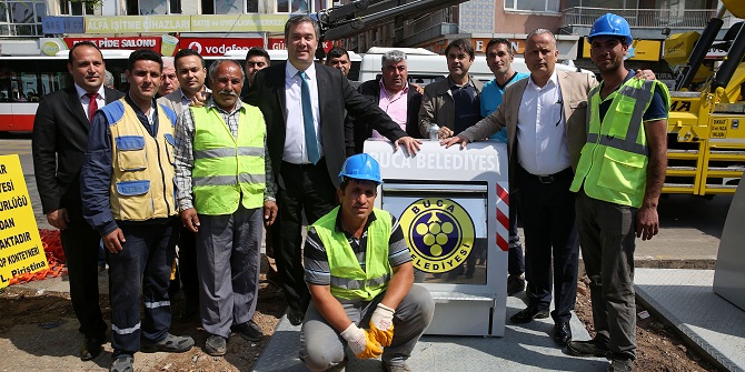 Buca’da çöpler yeraltında